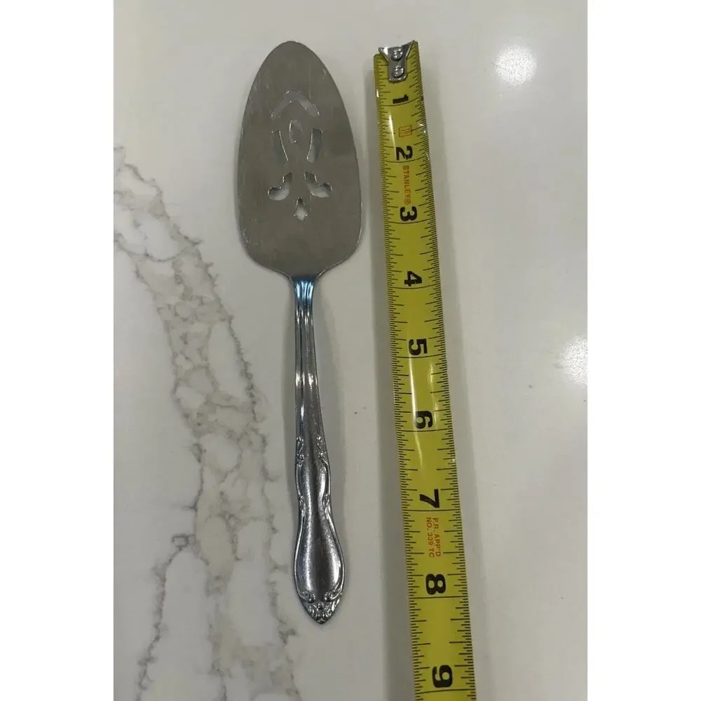 Oneida Homestead Simeon L George H Rogers Co Stainless Steel Pie Server Flatware